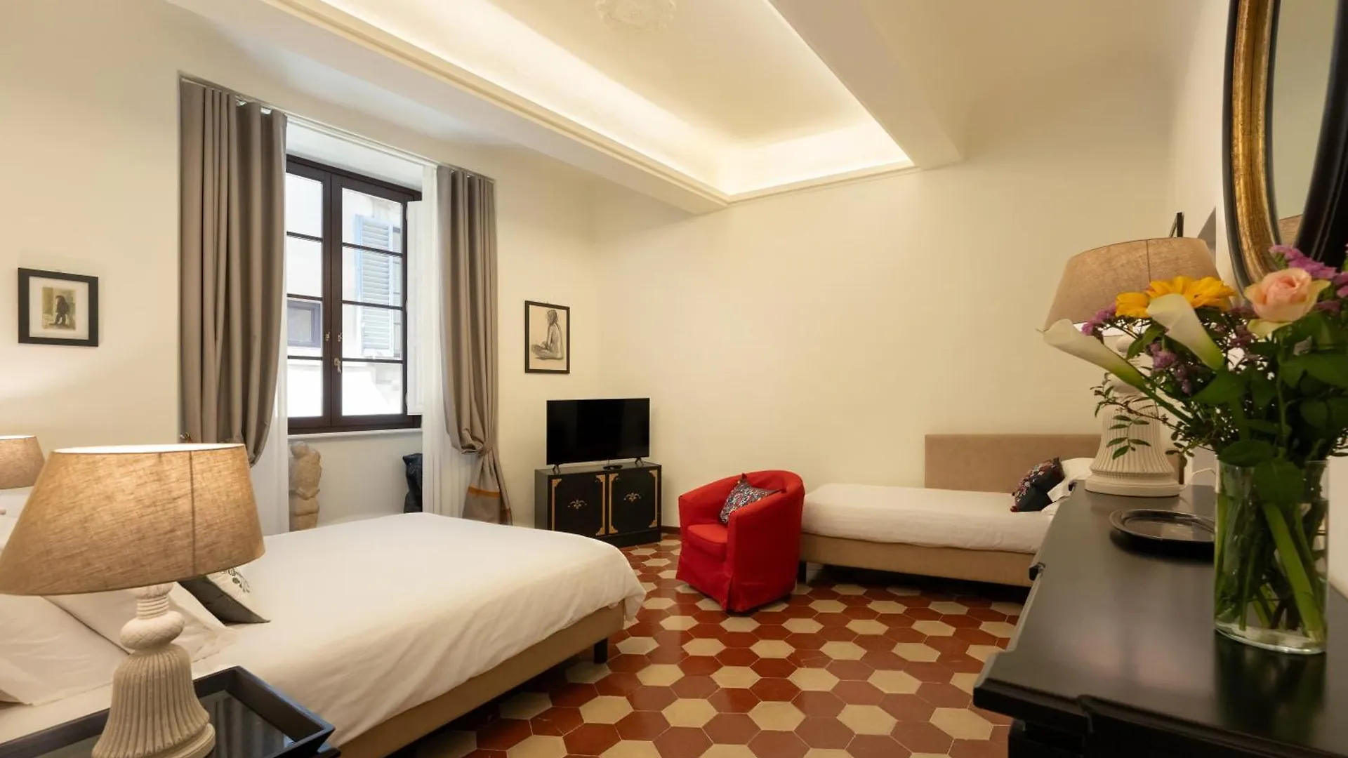 فندق مبيت وإفطار مبيت وإفطار فلورنس Palazzo D'Ambra Residenza D'Epoca إيطاليا